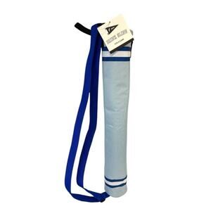 Drink Sling 4 can carrier blue white stripes cooler